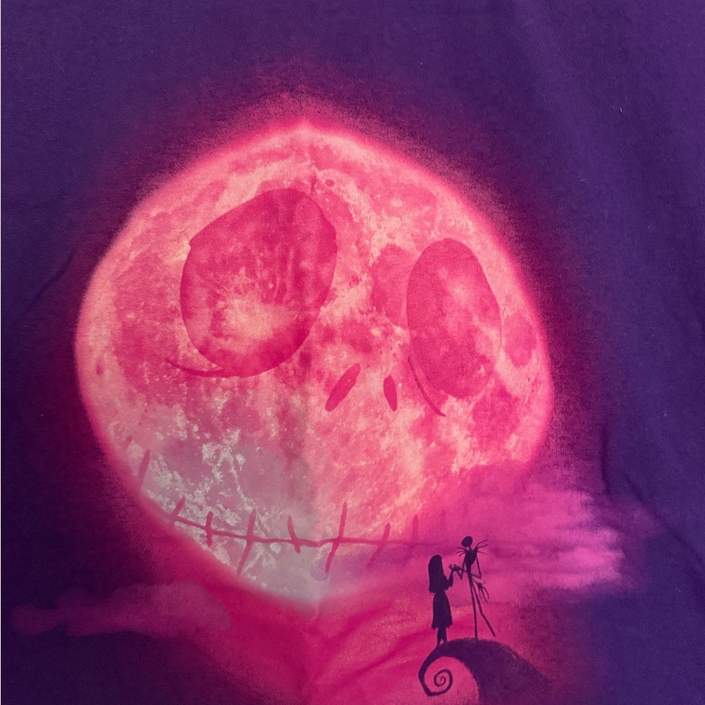 Nightmare before Christmas Purple and Pink T-Shirt